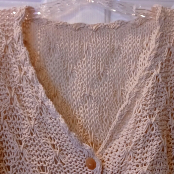 *Crochet Button Bolero Medium - Picture 2 of 8